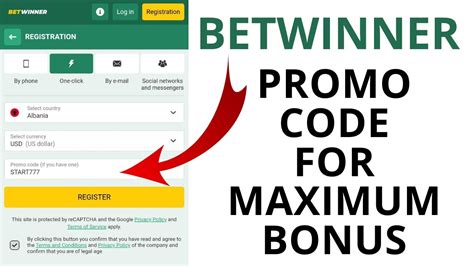 betwinner registration code